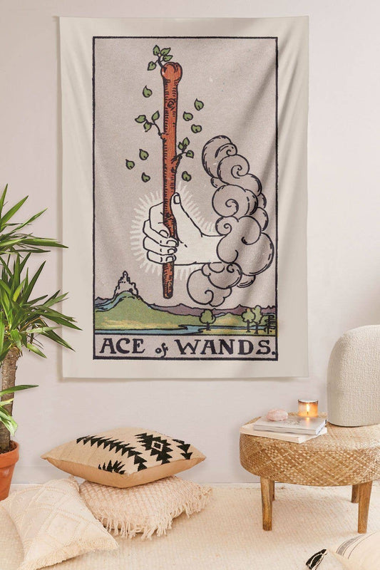 Ace of Wands Tapestry